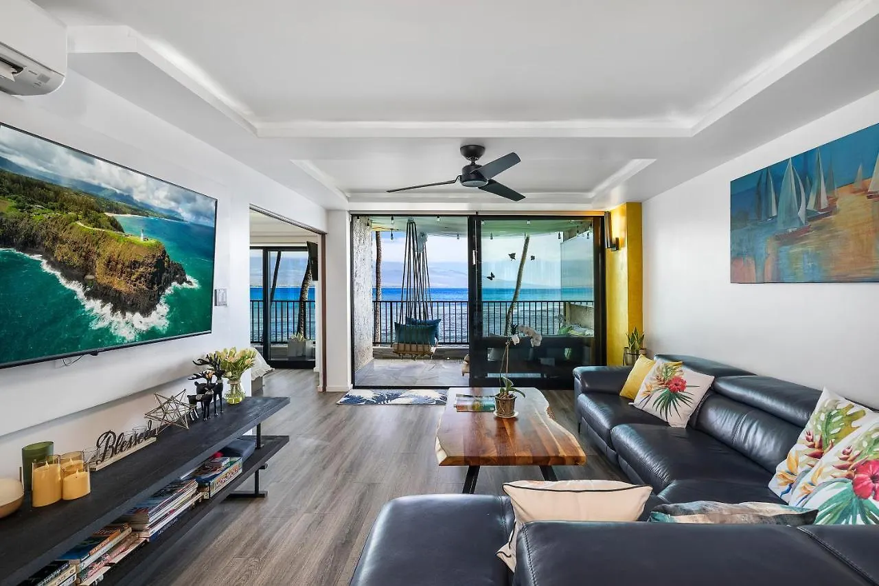 Spectacular Luxury , Modern Oceanfront Condo Maalaea-Kihei ,Maui Wailuku Appartement